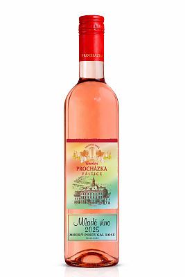 Mladé víno - Modrý portugal rosé 2025